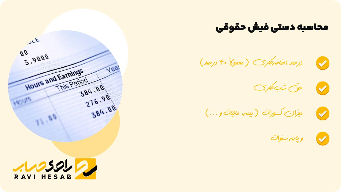 محاسبه فیش حقوقی